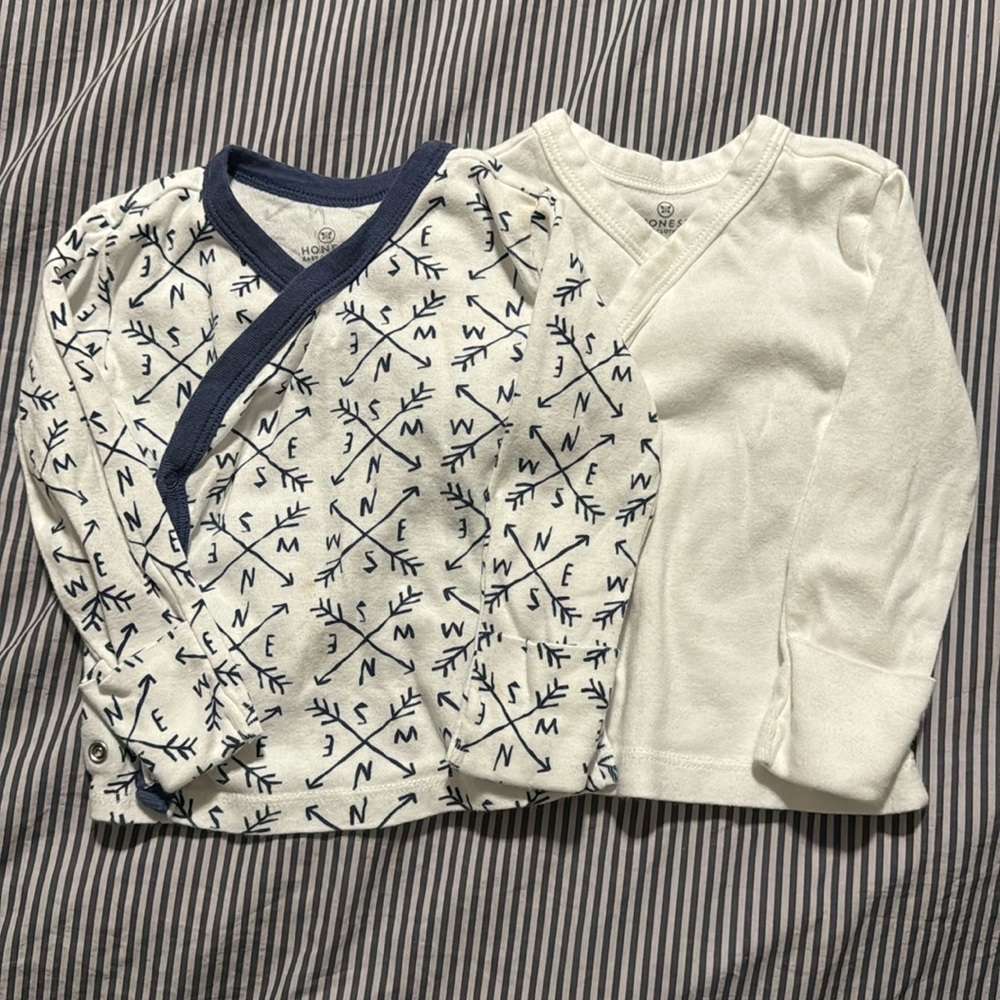 Honest Baby kimono tops